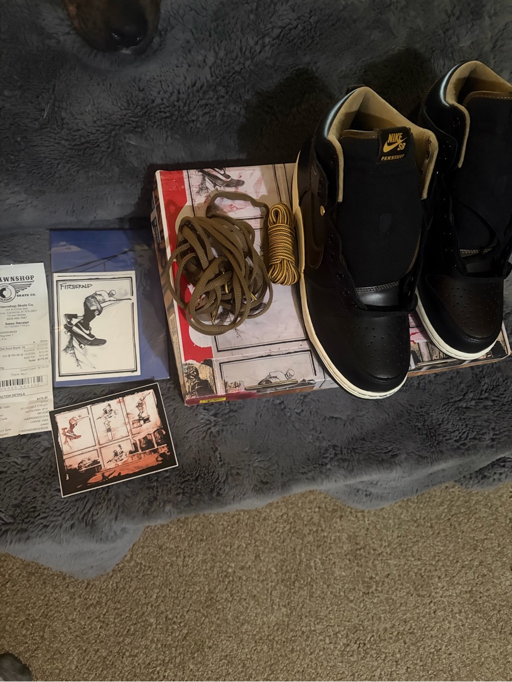 Pawnshop Skate Co. - Nike SB Old Soul Dunk 10 - Gold/Black